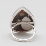 Peanut Wood Jasper Silver Rings