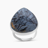 Polychrome Jasper Silver Rings