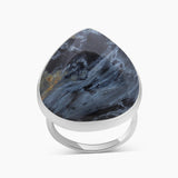 Polychrome Jasper Silver Rings