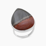 Polychrome Jasper Silver Rings