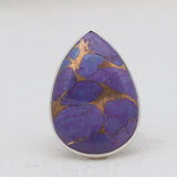 Amethyst Lace Silver Rings