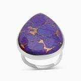 Amethyst Lace Silver Rings