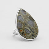 Amethyst Lace Silver Rings