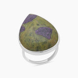 Peanut Wood Jasper Silver Rings