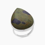 Peanut Wood Jasper Silver Rings