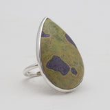 Peanut Wood Jasper Silver Rings