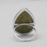 Peanut Wood Jasper Silver Rings