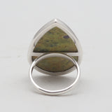 Peanut Wood Jasper Silver Rings