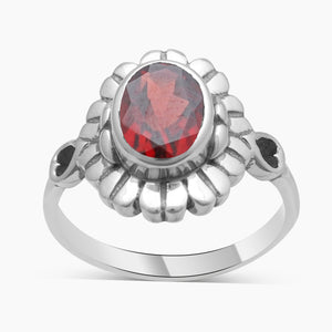 Peridot Silver Rings