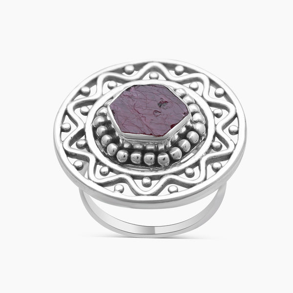 925 Sterling Silver Ruby Rings