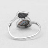 Rainbow Moonstone 925 Silver Rings