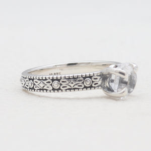 925 Sterling Silver Herkimer Quartz Rings