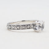 925 Sterling Silver Herkimer Quartz Rings