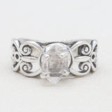 925 Sterling Silver Herkimer Quartz Rings