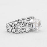 925 Sterling Silver Herkimer Quartz Rings