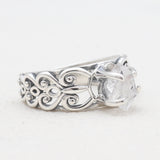 925 Sterling Silver Herkimer Quartz Rings