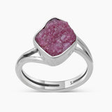 925 Sterling Sliver Ruby Rings