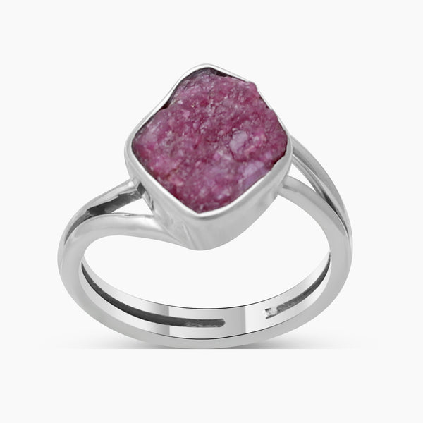 925 Sterling Sliver Ruby Rings