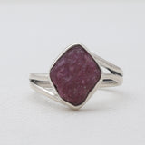 925 Sterling Sliver Ruby Rings