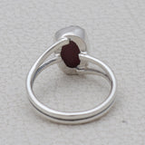 925 Sliver Ruby Ring