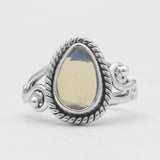 925 Sterling Silver Herkimer Quartz Rings