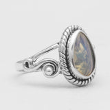 925 Sterling Silver Herkimer Quartz Rings