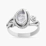 925 Sterling Silver Herkimer Quartz Rings