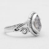 925 Sterling Silver Herkimer Quartz Rings