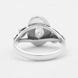 925 Sterling Silver Herkimer Quartz Rings