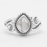 925 Sterling Silver Herkimer Quartz Rings