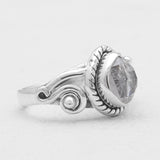 925 Sterling Silver Herkimer Quartz Rings