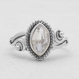 925 Sterling Silver Herkimer Quartz Rings