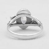 925 Sterling Silver Herkimer Quartz Rings