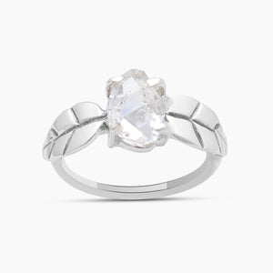 925 Sterling Silver Herkimer Quartz Rings