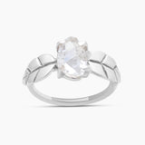 925 Sterling Silver Herkimer Quartz Rings