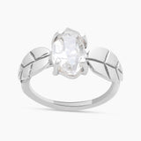 925 Sterling Silver Herkimer Quartz Rings