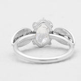 925 Sterling Silver Herkimer Quartz Rings
