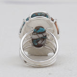 Turquoise Spiny Oyster 925 Sterling Silver Rings