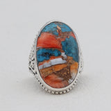 Tiger Eye Silver Rings