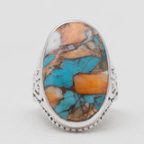 Tiger Eye Silver Rings