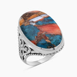 Tiger Eye Silver Rings