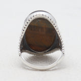 Tiger Eye Silver Rings