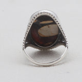 Tiger Eye Silver Rings