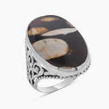 Tiger Eye Silver Rings