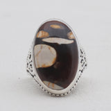 Tiger Eye Silver Rings