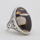 Tiger Eye Silver Rings