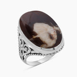 Tiger Eye Silver Rings