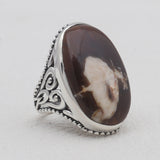 Tiger Eye Silver Rings