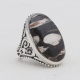 Tiger Eye Silver Rings
