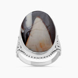 Tiger Eye Silver Rings